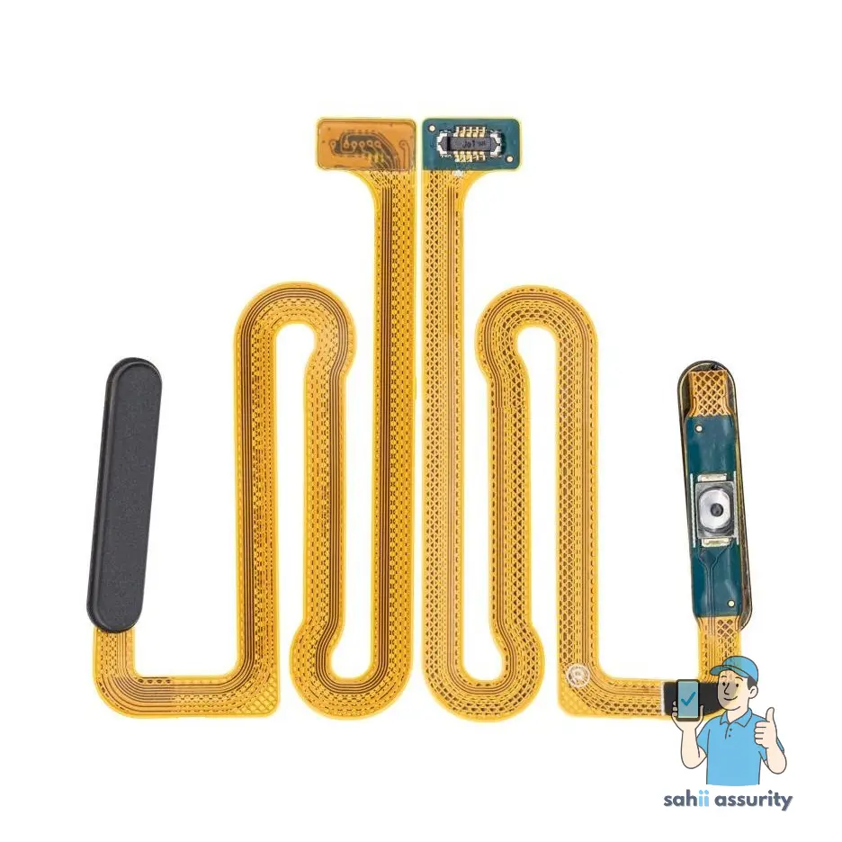 Fingerprint Sensor with Flex Cable for Samsung Galaxy A12 Black